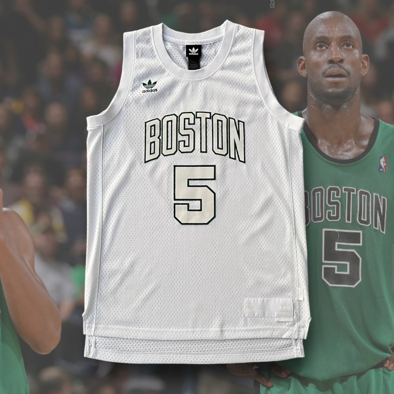 Kevin Garnett Celtics ☘️ Adidas 塞爾提克 Boston 異色白 三葉草 NBA球衣 古著