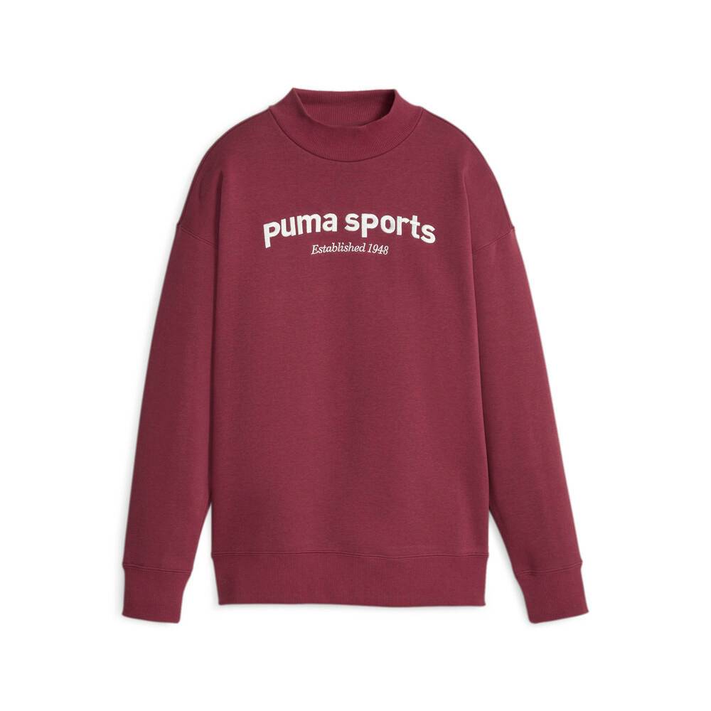 PUMA 其他長袖WATER 流行系列P.Team圓領衫(F) 女 酒紅 62521522 現貨