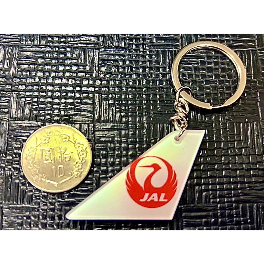 RBF絕版  JAPAN AIRLINES Acrylic KEY CHAIN 鑰匙 K200-JL