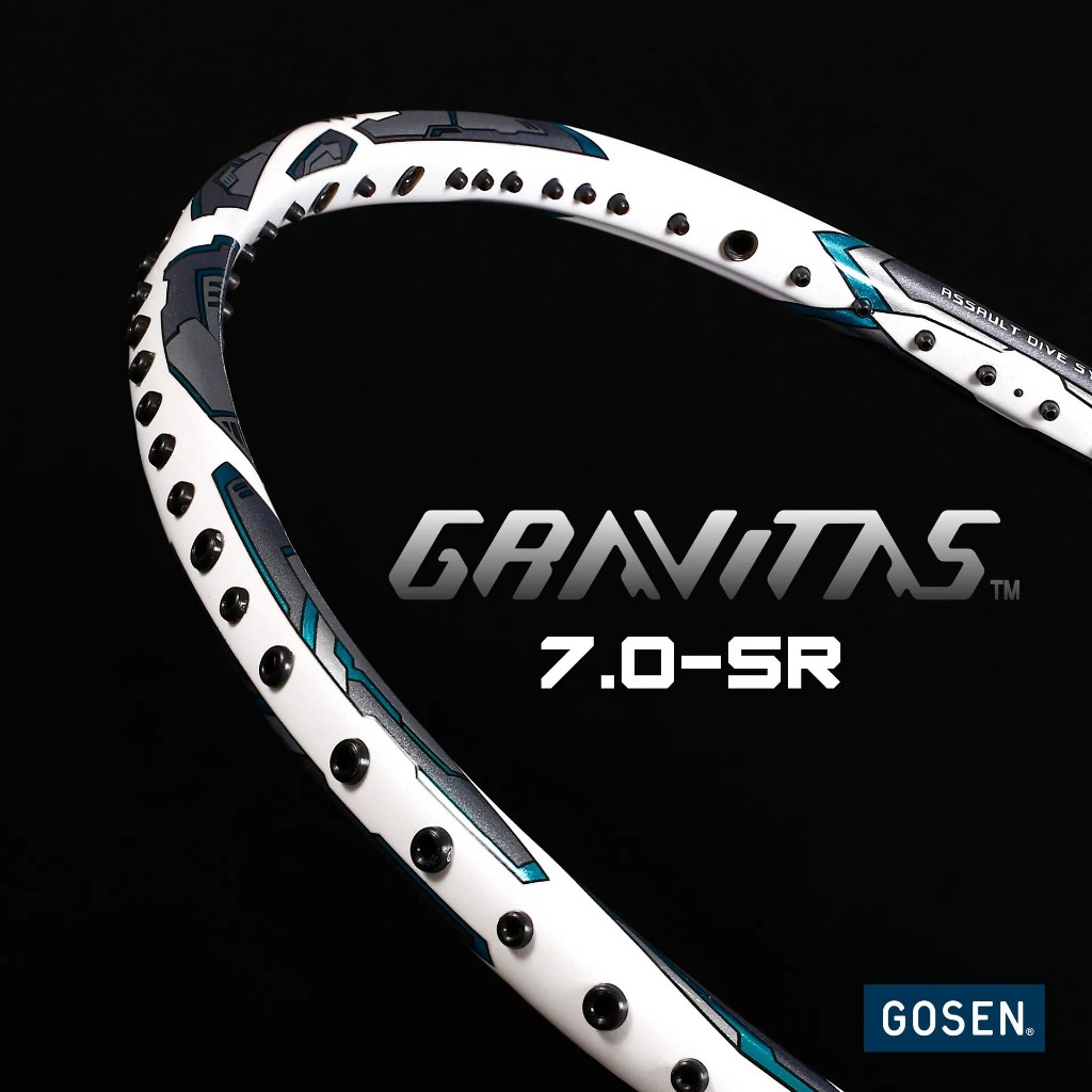 【初中羽球】 GOSEN(高森)  GRAVITAS系列 7.0SR、8.0SX、9.0SX C.L《羽球拍、羽毛球拍》