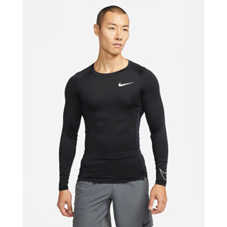 NIKE PRO 長袖緊身衣 緊身上衣 束衣 緊身圓領衫 訓練 吸濕排汗 DD1991-010 黑