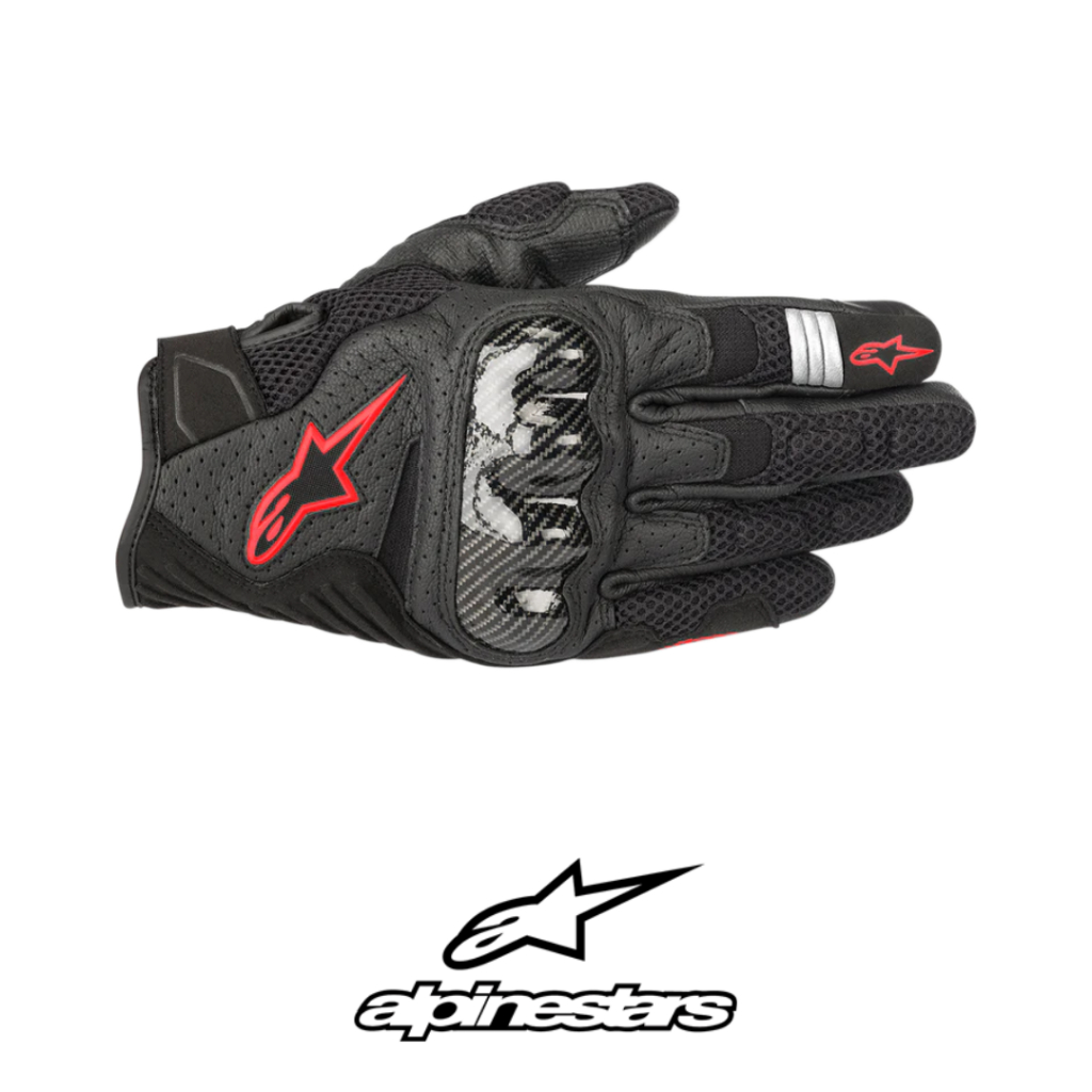 ALPINESTARS SMX-1 AIR V2 黑紅 夏季 可觸控 防摔手套