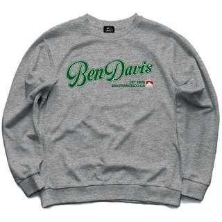 BEN DAVIS BDZ3-2001-03 PRINT SWEAT CREWNECK 大學T (深灰色) 化學原宿
