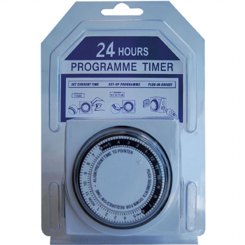 24H定時器 (單插頭/雙插頭) 水族魚缸定時器燈具  programer timer FD-60U2 單插座雙插座