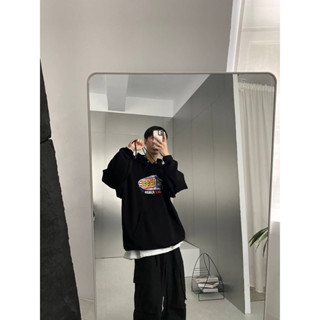 【NEEDU STORE】 BIKEWEEK刷毛TEE 寬鬆上衣 OVERSIZE 帽踢 美式 復古