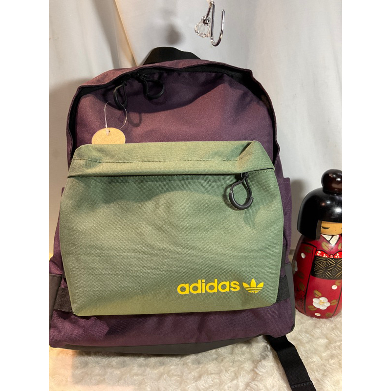 品牌愛迪達 ADIDAS PE MODULAR BP 紫綠  可拆式小包 休閒/運動背包 小斜背包 男女適用