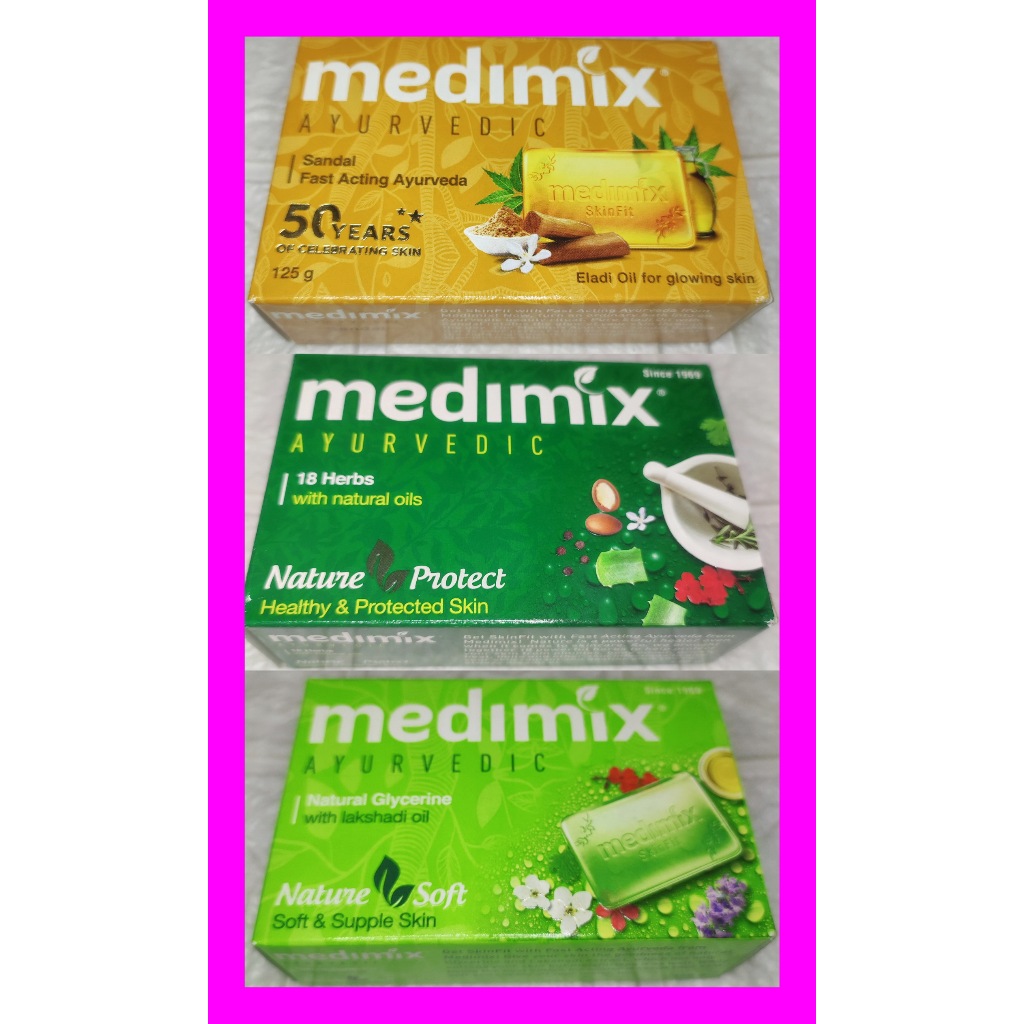 MEDIMIX 皇室藥草浴美肌皂125g/MEDIMIX 印度綠寶石皇室藥草浴美肌皂~寶貝淺綠/草本深綠/檀香橘色/面膜