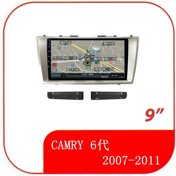 豐田 CAMRY 6代 2007年-2011年 專用套框9吋安卓機