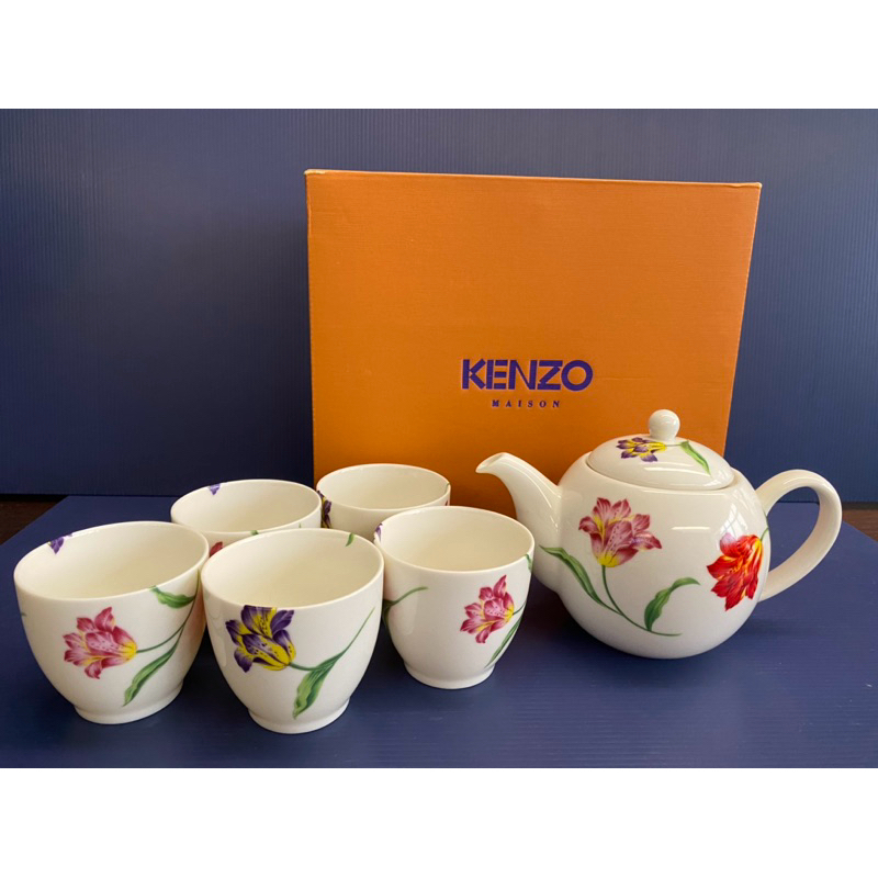 全新KENZO骨瓷茶具組（絕版品）