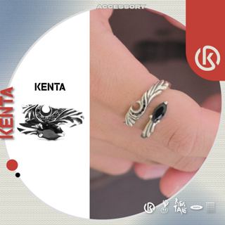 🌾健太選物🌾黯炎惡魔戒 中性項鍊 項鍊男 項鍊女 精緻款 高階感 定情項鍊 戒指男 戒指女 疊戴