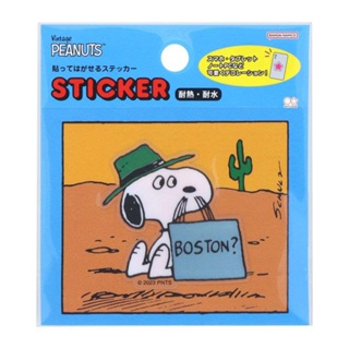 sun-star Snoopy 防水耐熱無痕裝飾貼紙 史努比 小劇場2 史努比 沙漠 UA72763