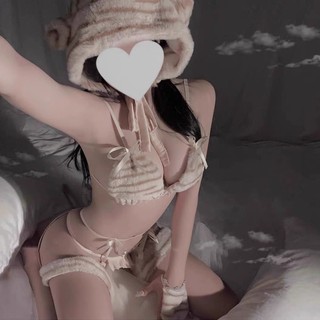 °• •°🫧台灣現貨🫰嗷一口！就一口！軟萌可愛睡衣制服茸茸cos貓咪套裝2377