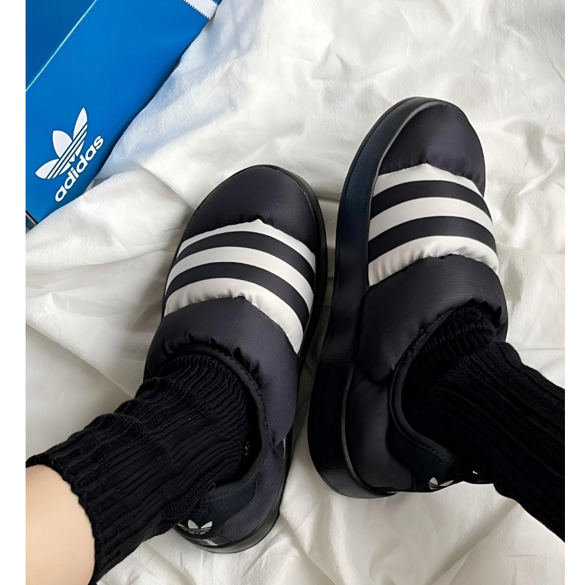 【吉米.tw】Adidas Puffylette 麵包鞋 懶人鞋 保暖 防水 GY4559