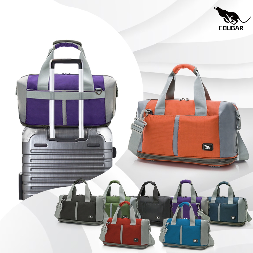 大容量行李袋 旅行袋 休閒運動健身瑜伽包 耐磨防潑水、可加大、可肩背、可插放行李箱拉桿