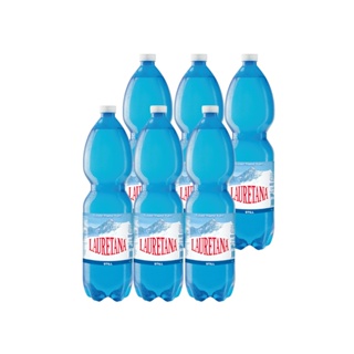 LAURETANA蘿莉塔娜 天然冰河水 塑膠瓶 1500ml (6瓶/箱購)【玩饗食庫】義大利進口水 阿爾卑斯山水