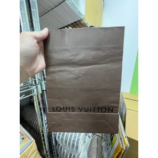 二手【品牌紙袋】路易威登 Louis Vuitton LV 咖啡色紙袋