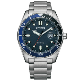 CITIZEN星辰錶 Gents系列 AW1761-89L 光動能時尚多功能男士潮流腕錶 藍面 43mm