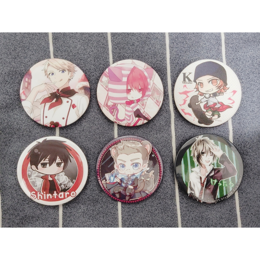 動漫 徽章 胸章 別針 多款 偶像夢幻祭 Knights 暗殺教室 赤羽業 K 陽炎眩亂 目隱都市的演繹者 裝飾