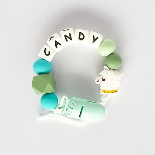 台灣 pink and blue 27CM candy 草泥馬 奶嘴鏈