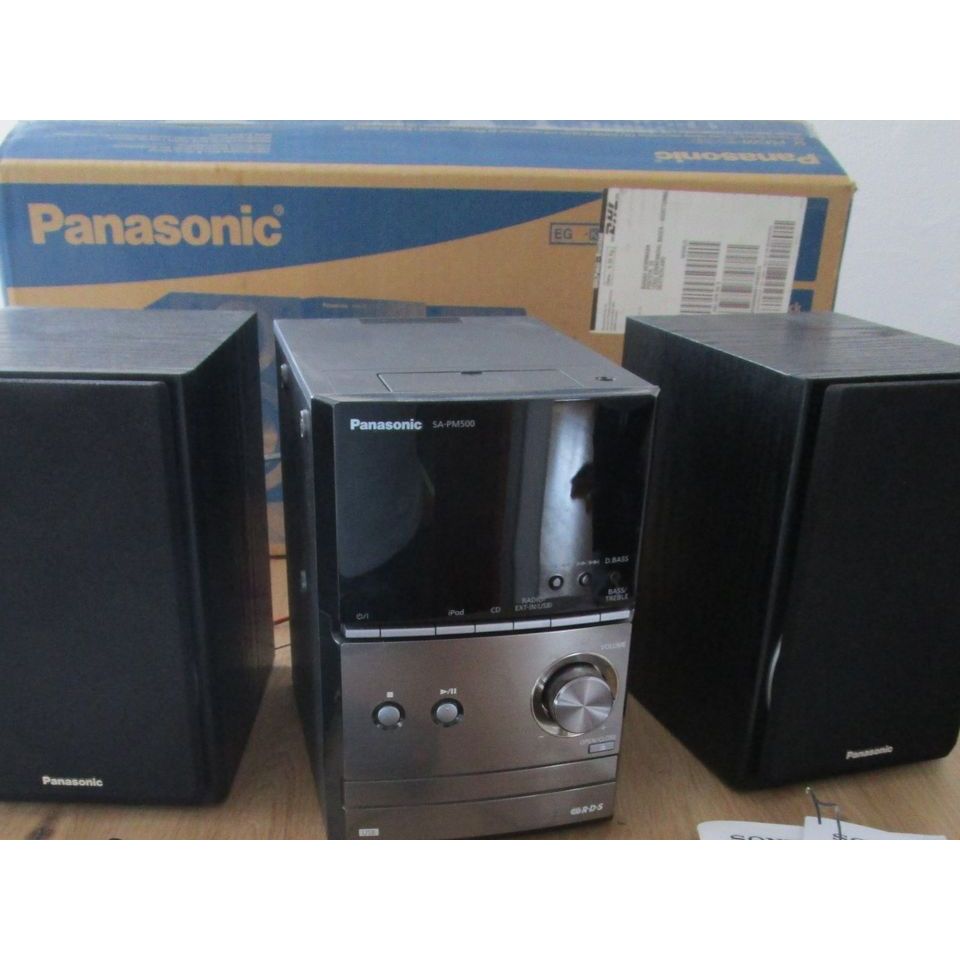 二手CD壞不含遙控 其他正常 保7日 Panasonic IPod/USB CD音響 SC-PM500