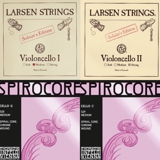 Larsen Sololist(A,D)+Spirocore(G,C)大提琴弦 套弦專區