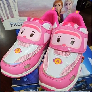 POLI 波利 女童鞋 輕量透氣 回彈緩震 運動鞋 粉色POKX01233