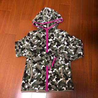 （Size M) 優衣庫 UNIQLO 刷毛迷彩連帽外套(1108)
