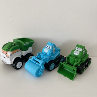 波力POLI 工程車/交通玩具車/工程玩具車(3台一組）