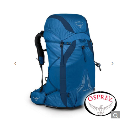 【美國 OSPREY】Exos 58 輕量登山背包 61L L/XL『絲綢藍』10004021 背包.健行.多口袋.出國