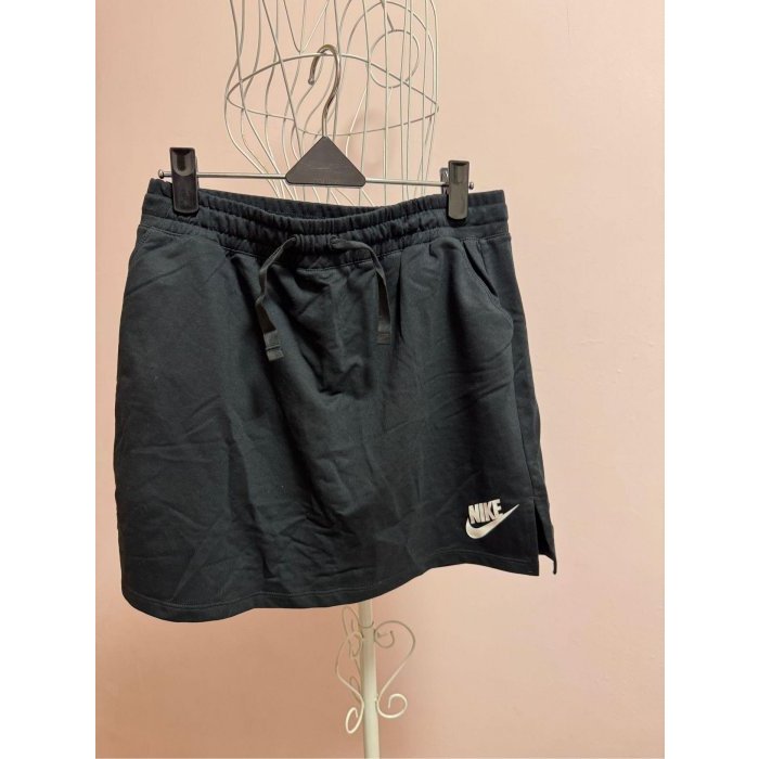 全新 NIKE KIDS 黑色100%棉褲裙 XL 大童 女大 吊牌已拆