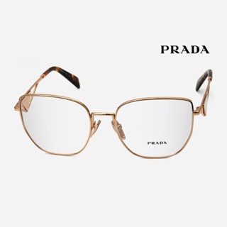 PRADA VPRA54-D 普拉達品牌眼鏡｜時尚復古合金方框眼鏡架 女生品牌眼鏡框【幸子眼鏡】