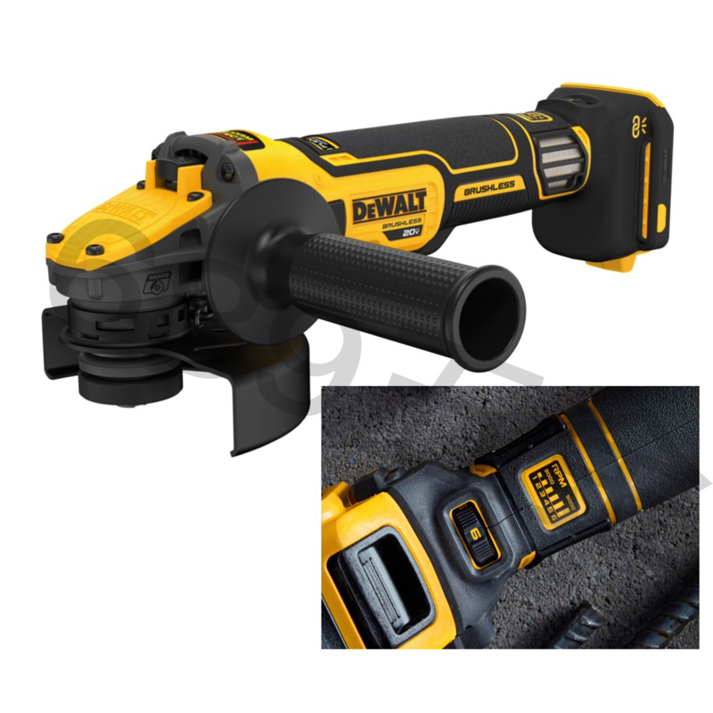 附發票 DEWALT 得偉 原廠 DCG409VS (調速型) 無刷砂輪機 20V / 60V 砂輪機 409 研磨機