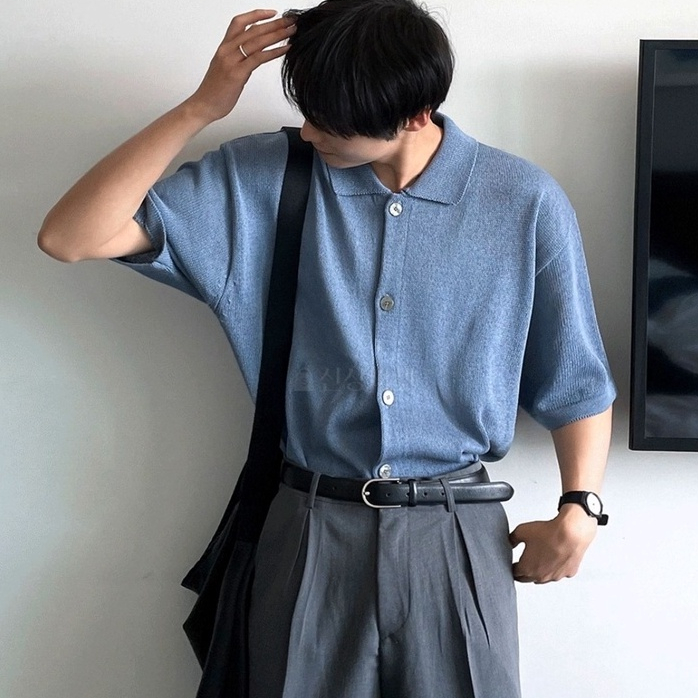 【Metanoia】🇰🇷韓製 羽衣甘藍短袖針織開衫