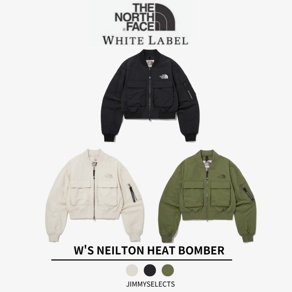 【吉米.tw】韓國代購 THE NORTH FACE 白標 女 NEILTON HEAT 短版 飛行外套 夾克 NOV