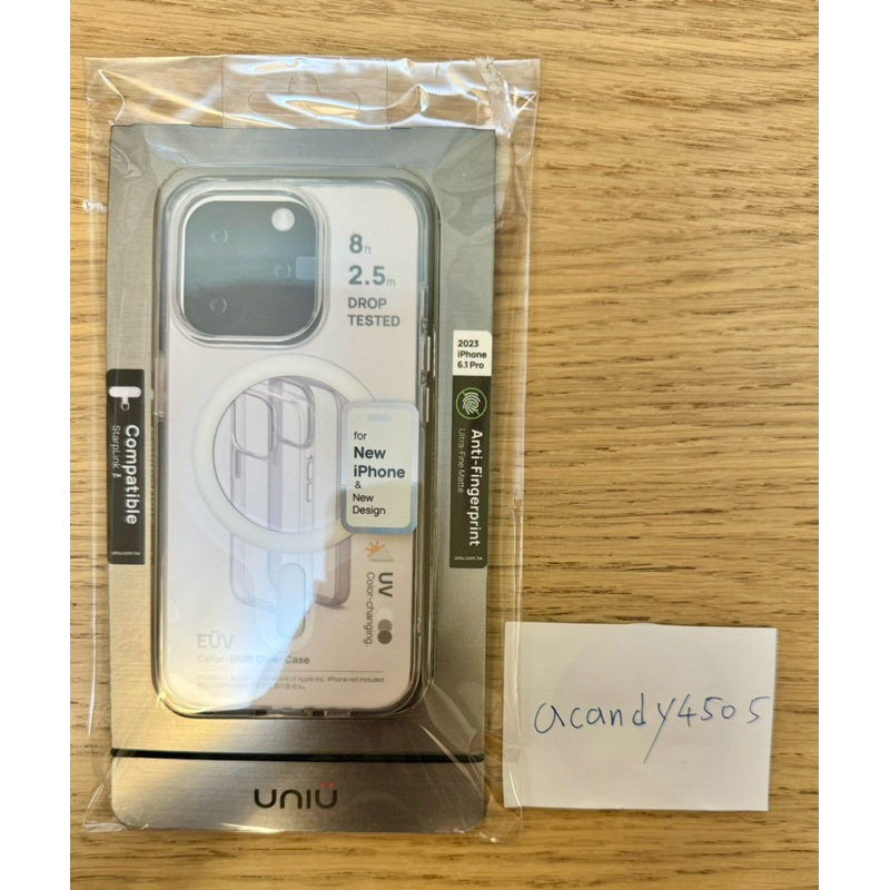 UNIU iPhone 15 Pro MagSafe  | EÜV 變色透明殼 磨砂霧面 變灰版 防指紋 UNIU 15