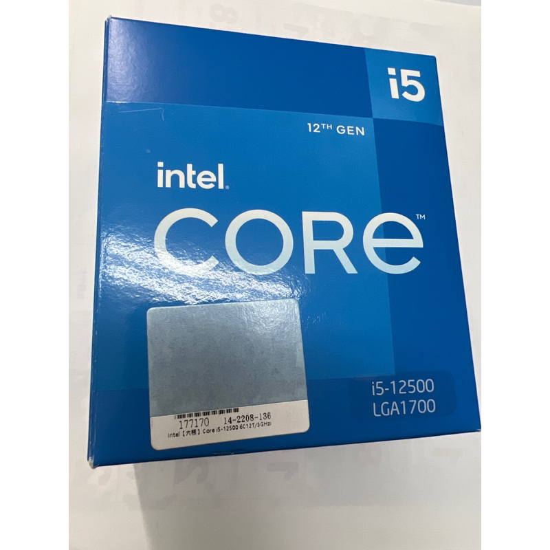 Intel Core i5-12500 中央處理器 盒裝
