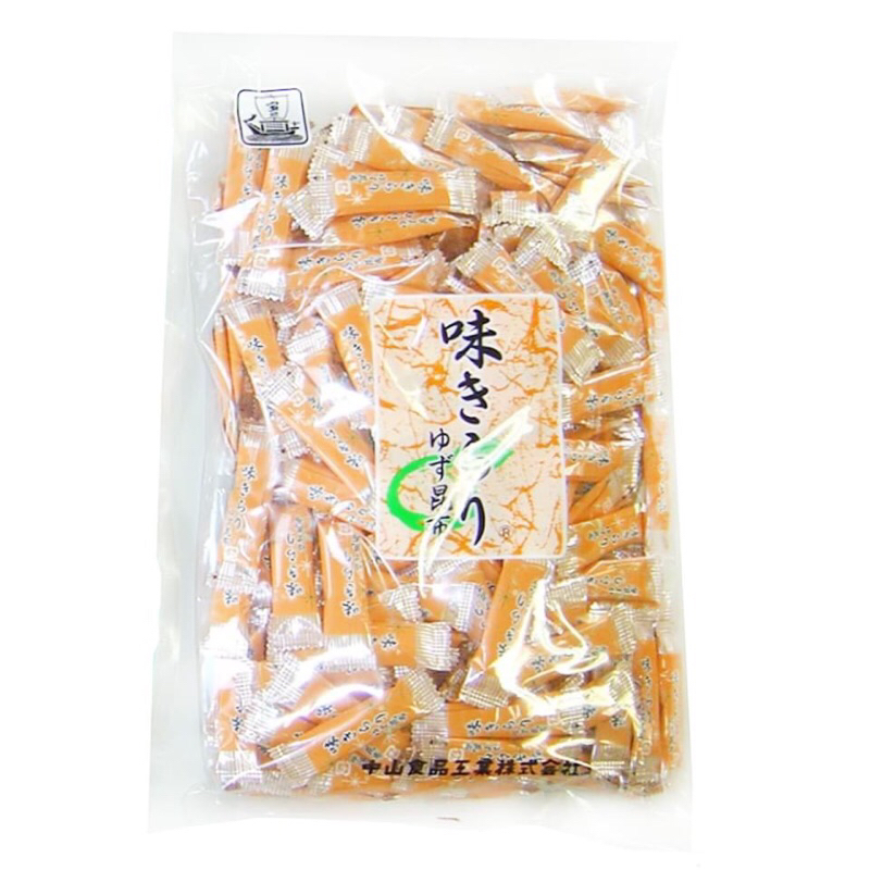 [少量現貨] 日本中山食品-北海道產 柚香昆布糖100g、500g