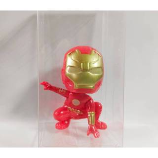 鋼鐵人 Iron Man 塑膠玩具 擺飾 可愛 大頭玩具 公仔