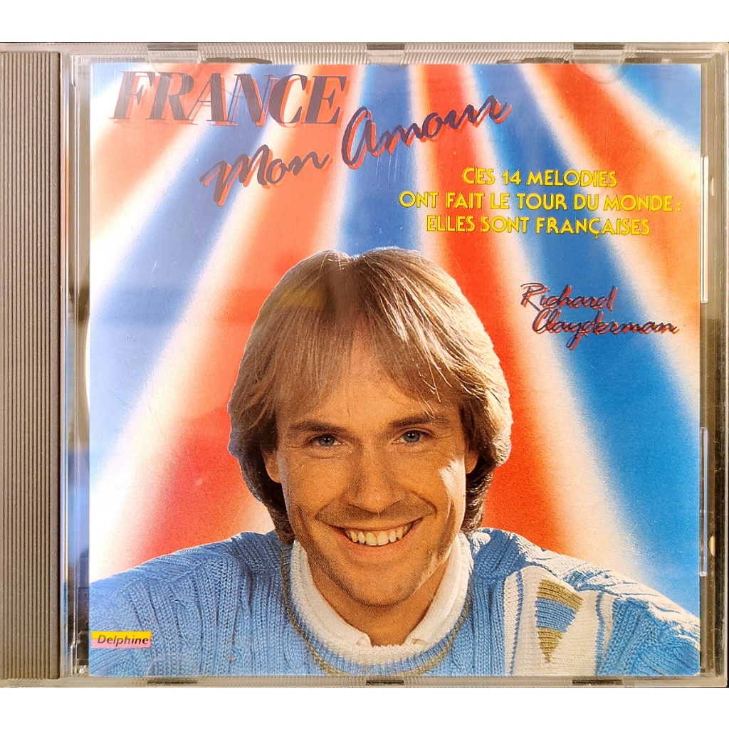 歐美唱片-法國製CD-理查克萊德曼 Richard Clayderman FRANCE MON AMOUR