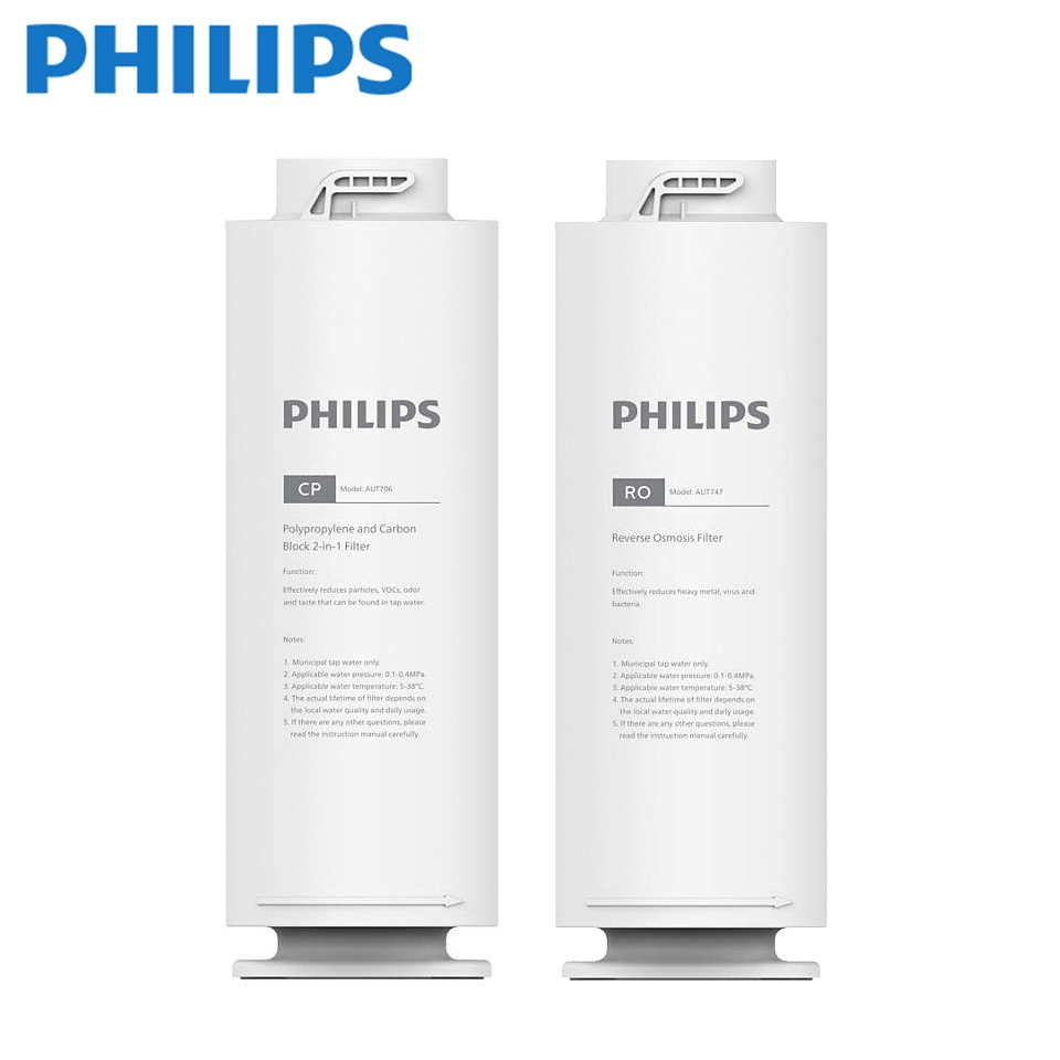 PHILIPS 飛利浦 AUT2015淨水器專用濾芯 【複合CP濾芯 AUT706 / RO逆滲透濾芯 AUT747】