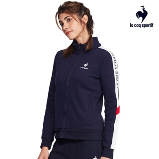 【LE COQ SPORTIF 法國公雞】法式經典立領外套-女款-藏青色-LWS62862