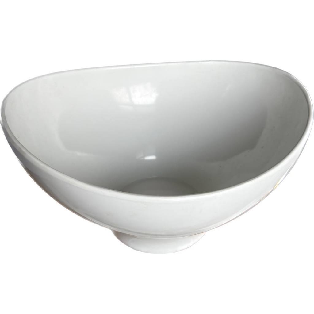 【宏益餐飲設備】白色 美耐皿 碗 大碗 大碗公 凹面 碗盤器皿 耐高溫 二手