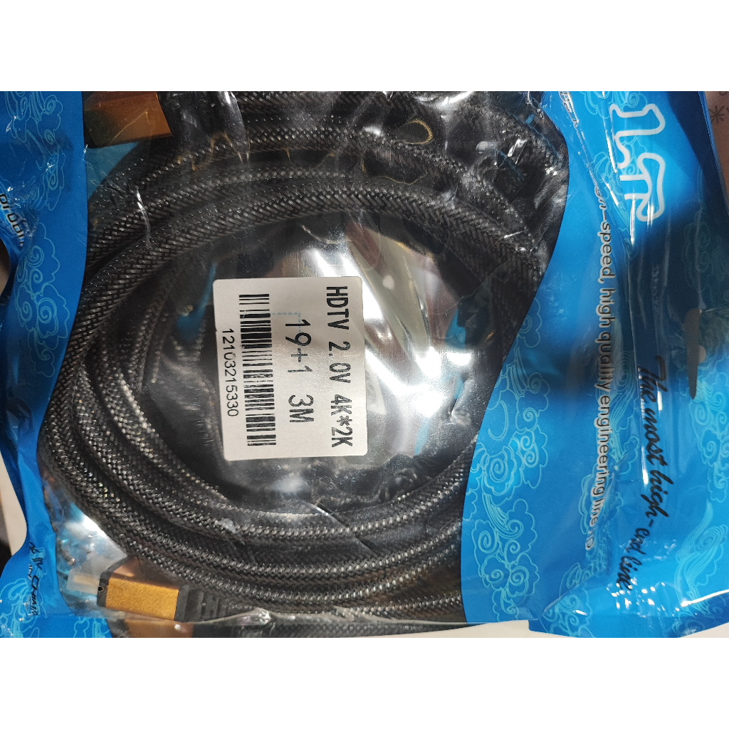 線長3M“支援4Kx2K,乙太網路,電視,3D,藍光,PS4,電腦,投影機 3M HDMI to HDMI 4K影音傳輸