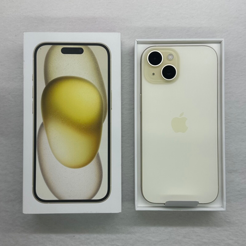 🌀 iPhone 15 128G 黃色 🔋100% 保固內 #9168 （15 128 黃） iPhone15