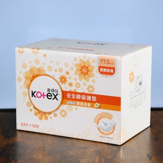 【好市多代購】KOTEX PH5.5 靠得住安全瞬吸護墊 17.5cm 24片x12包 經期前後專用 | Costco