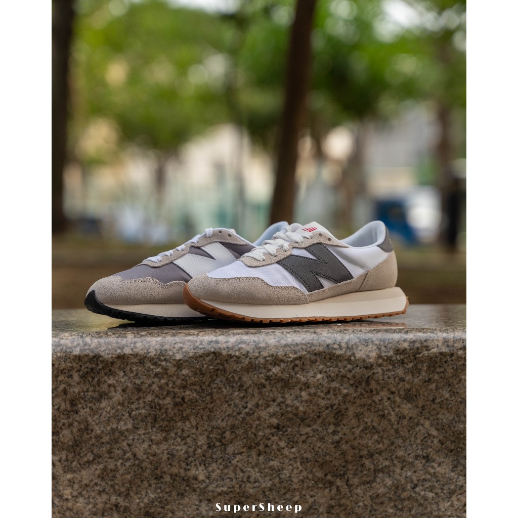 New Balance 237 復古 男女款 D楦頭 白灰 MS237CT 灰 MS237RCS