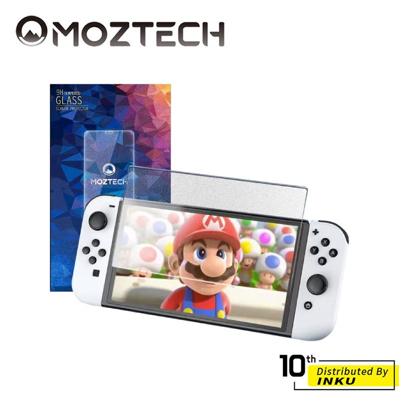 MOZTECH Switch/Switch OLED 晶霧貼電競膜 獨家專利 手遊 霧面 高清 保護貼