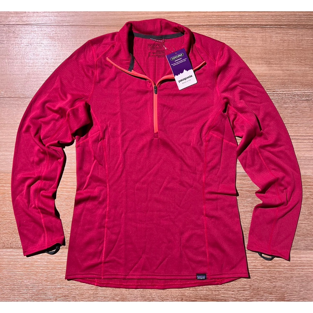 &lt;皮克選物&gt; Patagonia CAPILENE® Midweight Zip-Neck 女款經典拉鍊吸濕排汗衣