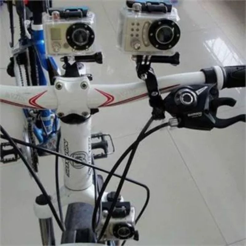 ［台灣現貨當天寄］Gopro 单车固定支架 hero4s 3+2小号单车夹 运动相机自行车支架