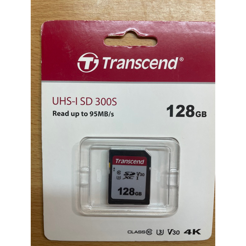 全新 Transcend 創見 SDXC 300S 128G  記憶卡SD卡